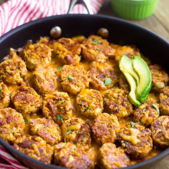 Mexican Cauliflower Tot Casserole