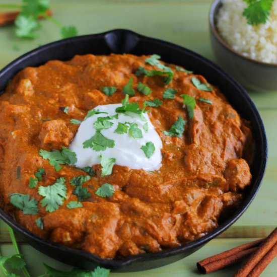 Pumpkin Chicken Tikka Masala