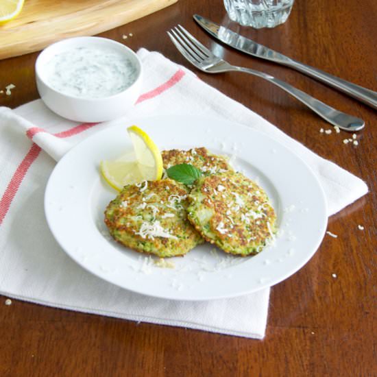 Broccoli And Quinoa Fritters