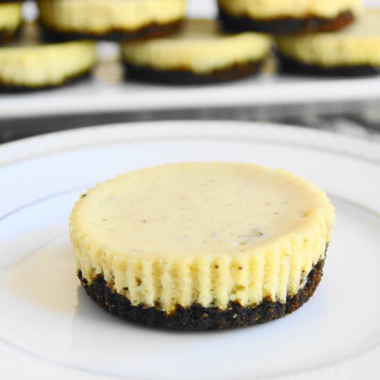 Lavender Mascarpone Cheesecakes