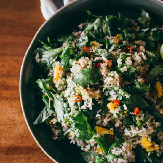 Mango Chili Rice Salad