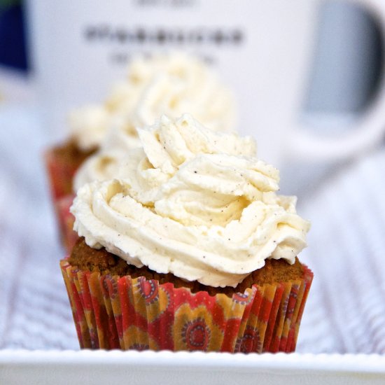 Pumpkin Spice Latte Cupcakes