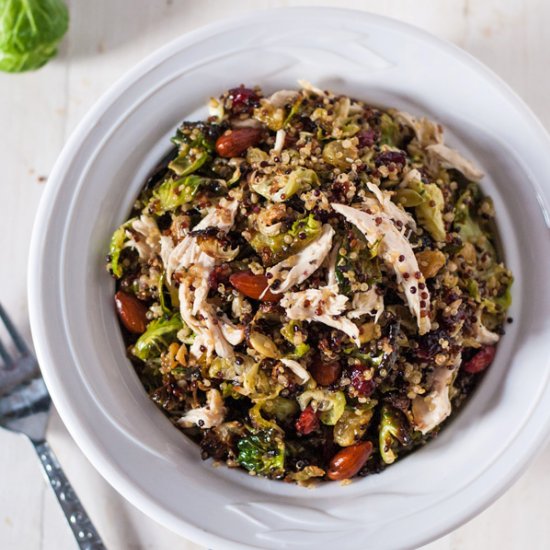 Brussels Sprout and Quinoa Salad