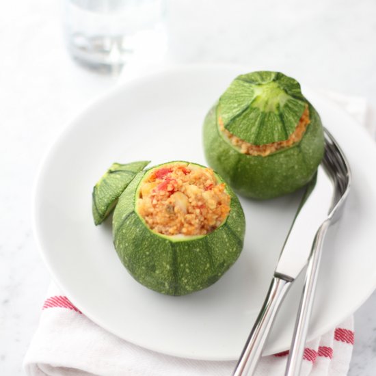 Stuffed Round Zucchini