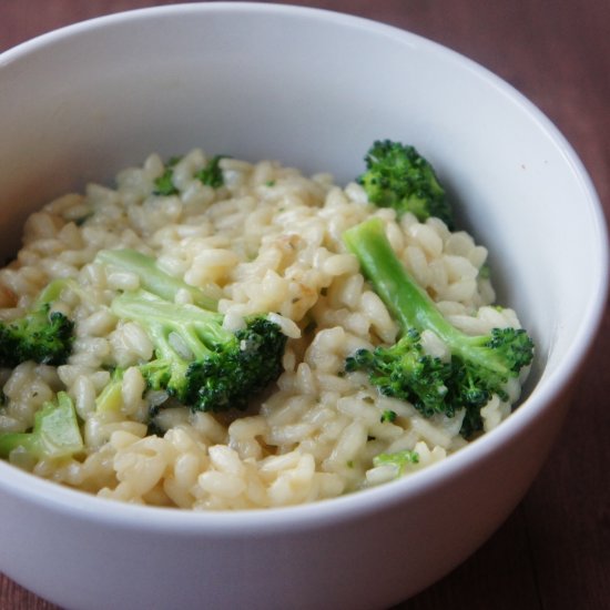 Two Cheese Broccoli Risotto