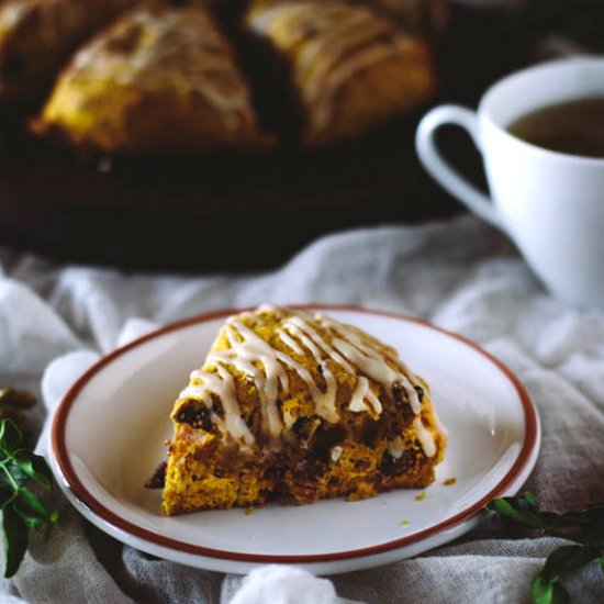 Pumpkin, Fig, and Fig Scones