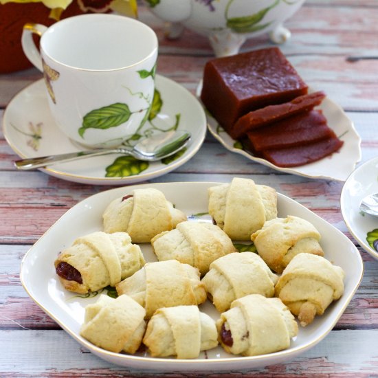 Guava & Cheese Rugelach Cookies