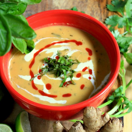 Vegan Thai Sweet Potato Soup