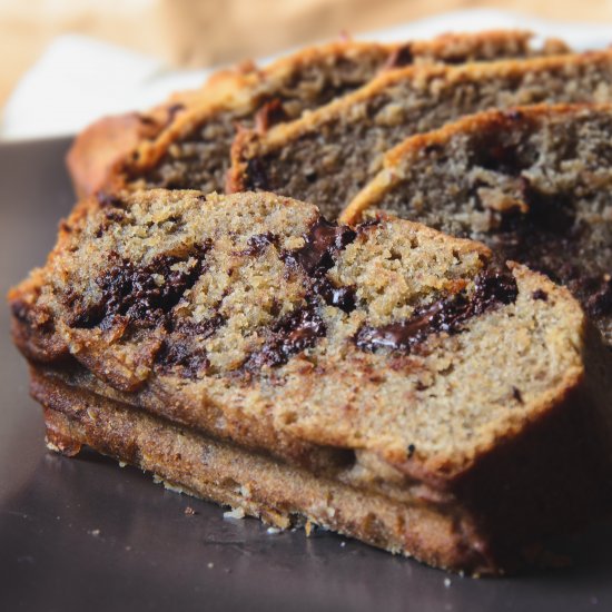 Healthy Chocolate Chip Fudge Cake