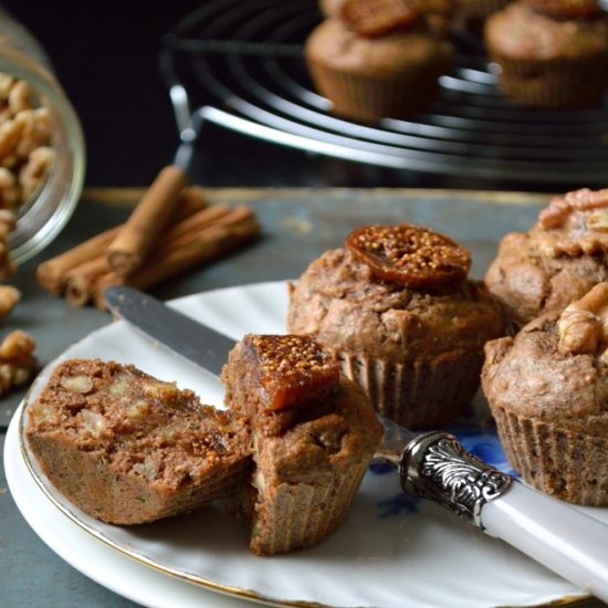 Fig + Walnut Muffins