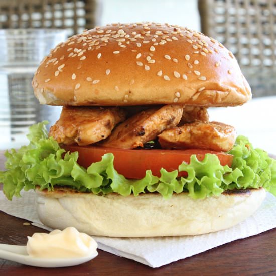 Brazilian Grilled Chicken Sandwich