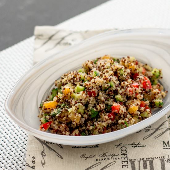 A Fresh and Healthy Quinoa Salad