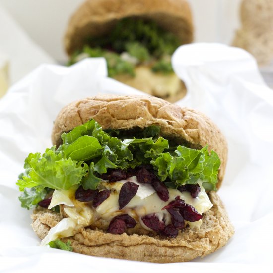 Turkey Brie & Cranberry Burgers