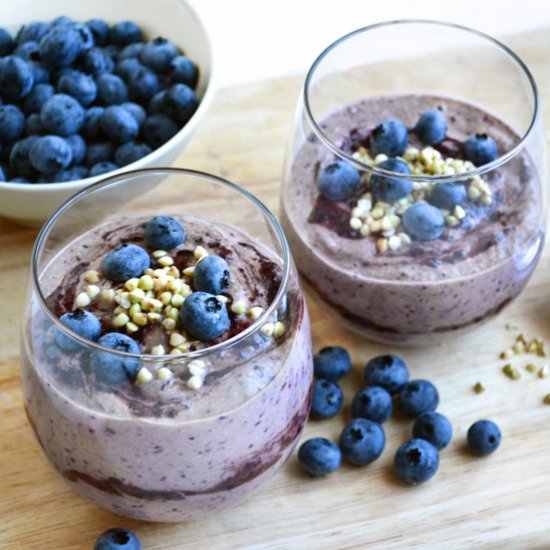 Blueberry Breakfast Pudding