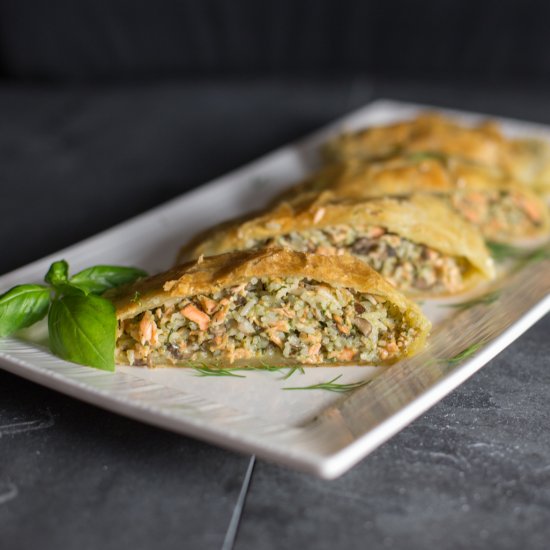 Salmon in Puff Pastry