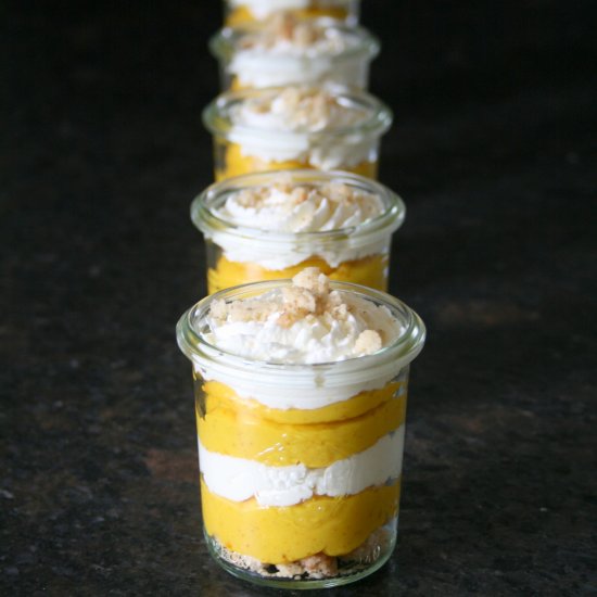 Pumpkin Cheesecake Glasses