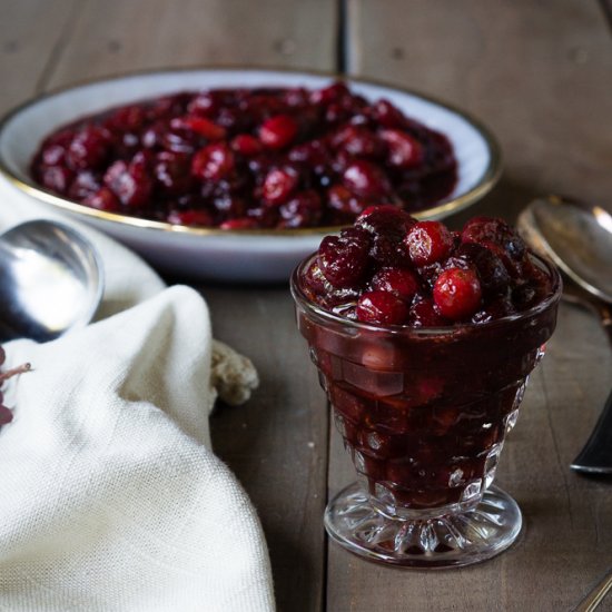 Spiced Cranberry Sauce