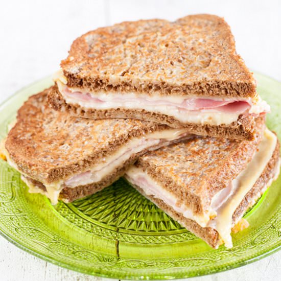 Ham and cheese toastie