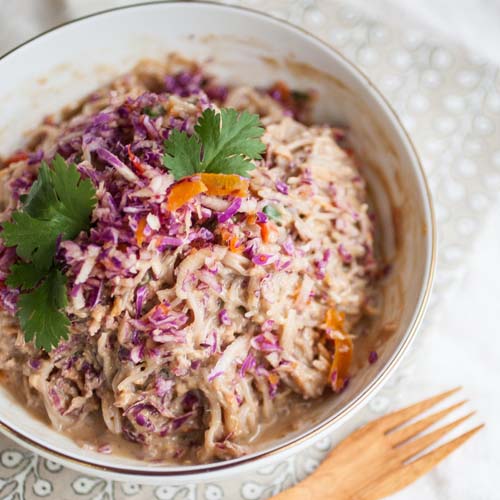 Noodle Salad with Peanut Sauce