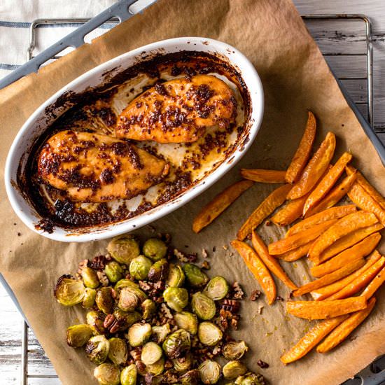 Maple and Mustard Glazed Chicken