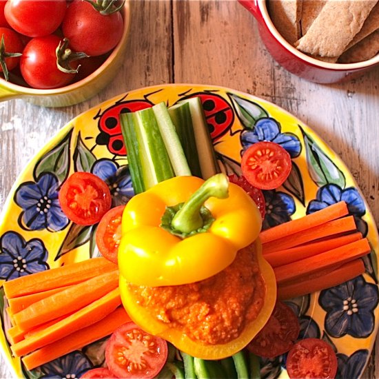 Roasted Red Pepper Hummus