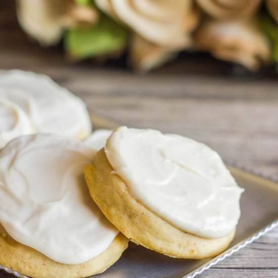 Soft Pumpkin Cookies Maple Cream