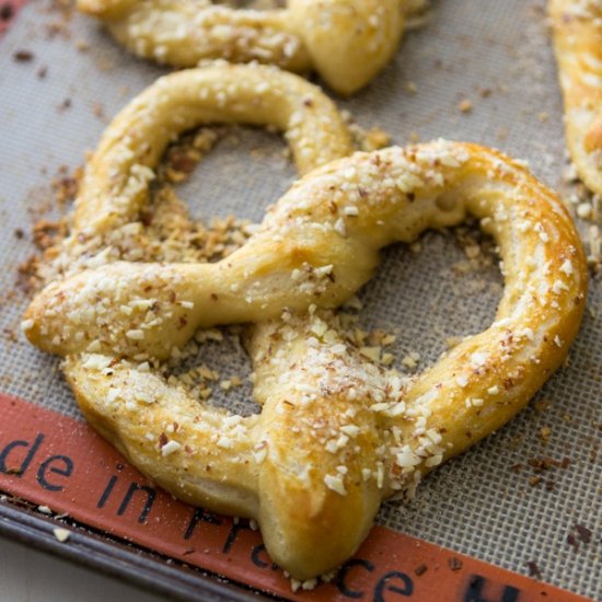 Almond Crunch Soft Pretzels