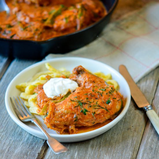 Chicken Paprikash