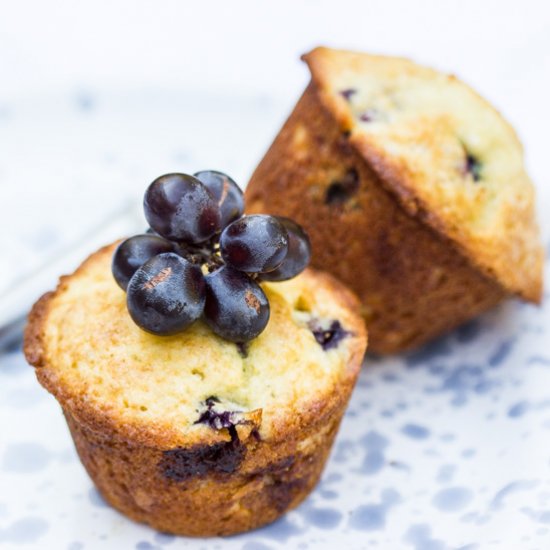 Concord Grape Muffins