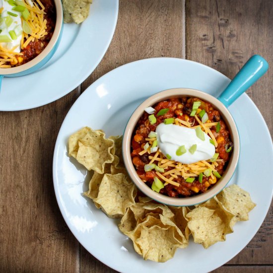 Beef and Three-Bean Chili