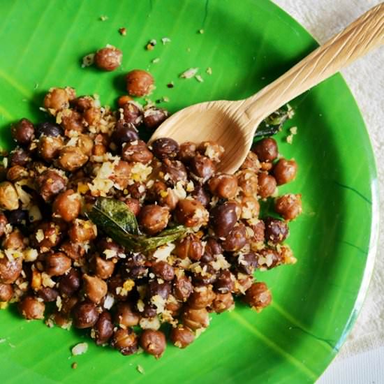 Black Chickpeas Sundal