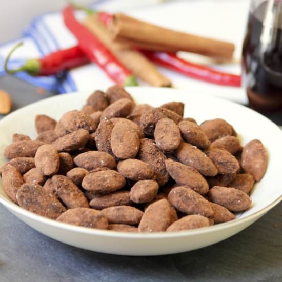 Cocoa & Wine Covered Almonds