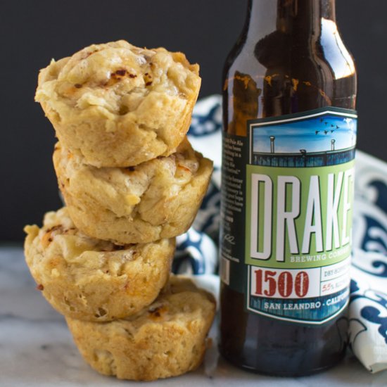 Pepper Jack Beer Bread Muffins