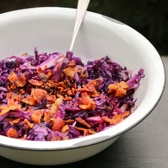 Sautéed Red Cabbage With Bacon