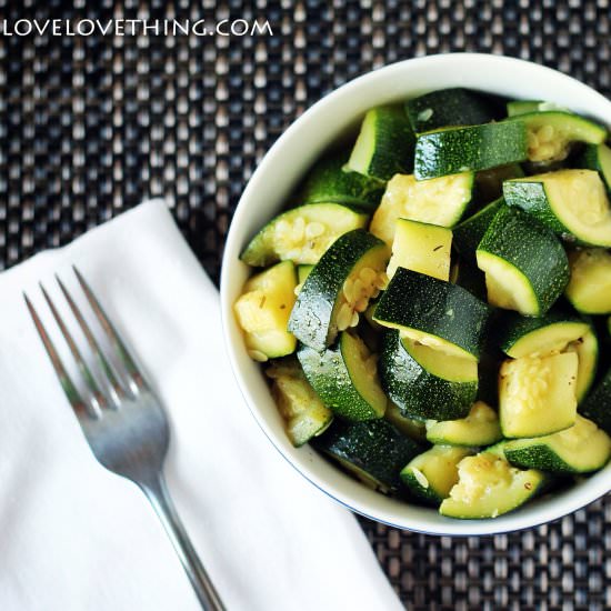 Simple Zucchini