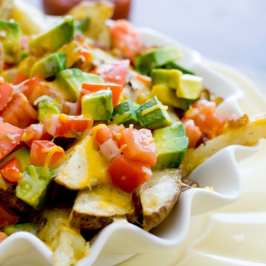 Bakes Steak Fry Nachos