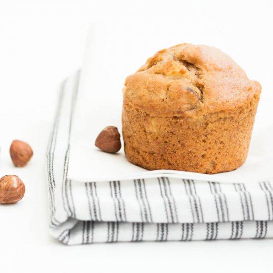 Hazelnut Apple Muffins