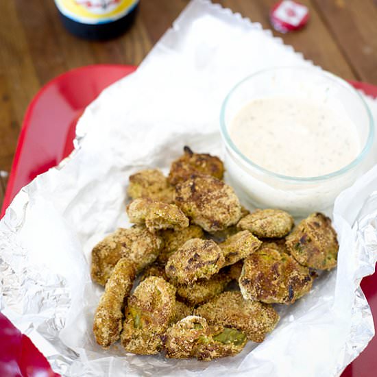 Vegan Gluten Free “Fried” Pickles