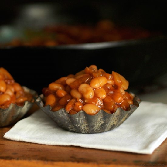 Apple Brown Sugar Baked Beans