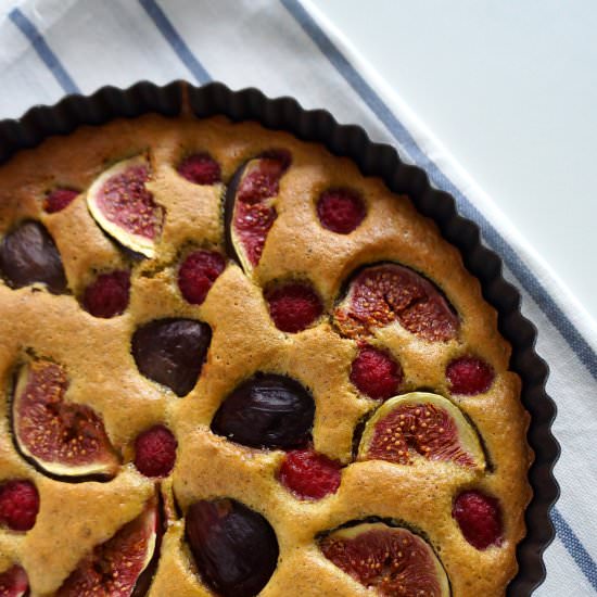 Raspberry & Fig Cake