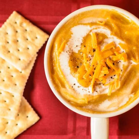 Cauliflower and Sweet Potato Soup