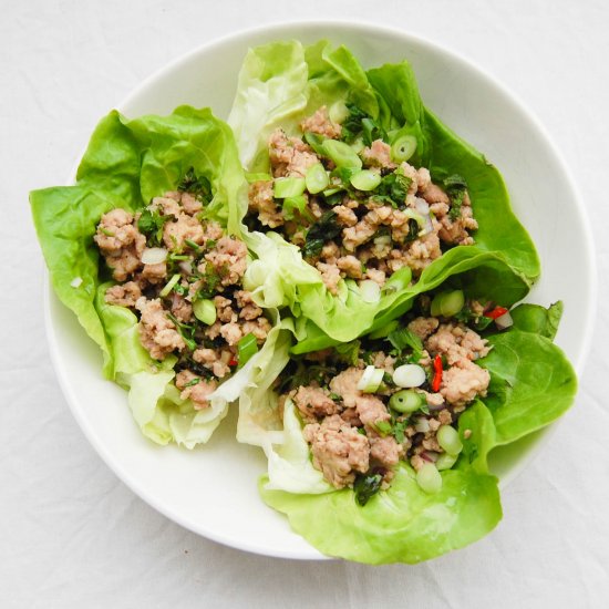 Laap Kai Lettuce Cups