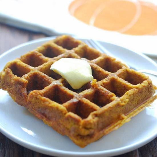 Gluten Free Pumpkin Waffles