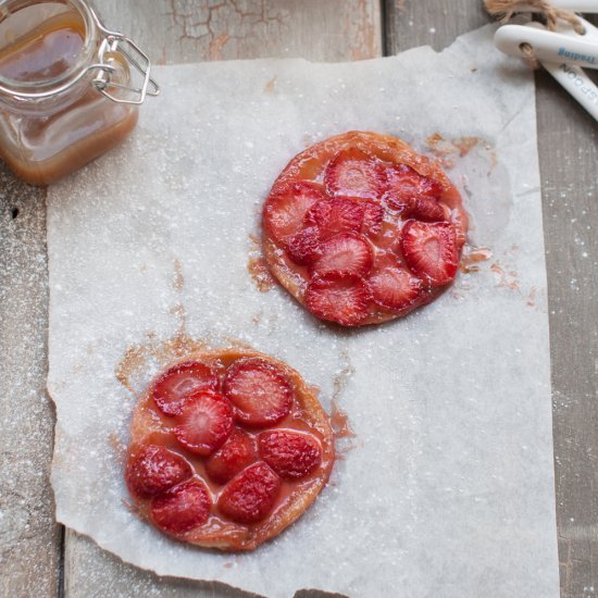 Strawberry Balsamic Caramel Tarte