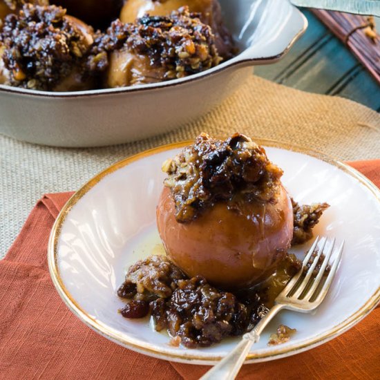 Baked Apples with Salted Caramel