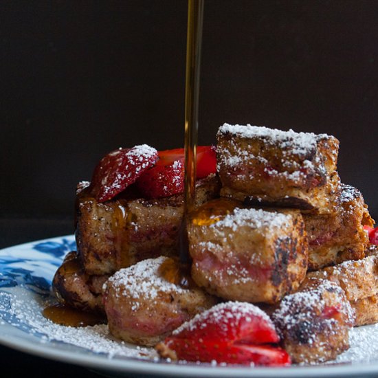 Strawberry Lemon French Toast Bites