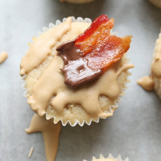 Maple Cupcakes with Maple Glaze