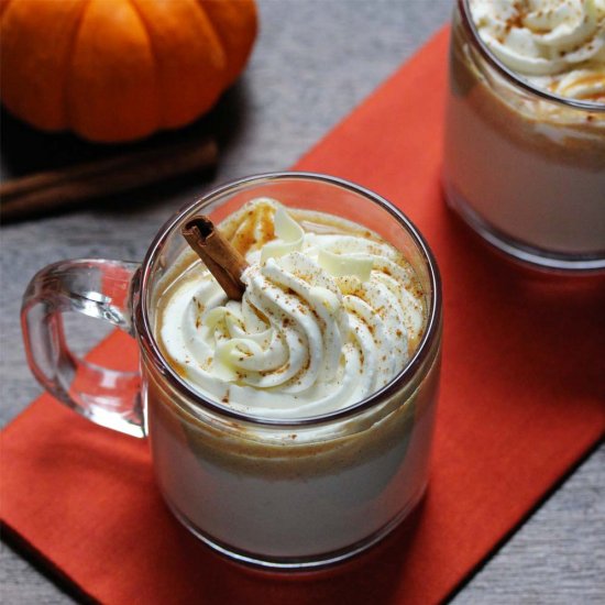 Pumpkin Spice Hot White Chocolate