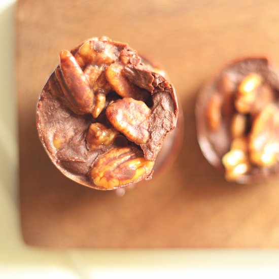 Chocolate Covered Pecan Clusters