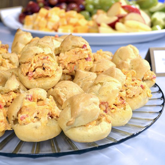 Bacon Pimento Cheese Puffs